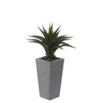 thumbnail image 1 of LuxenHome Light Gray MgO 18.5in. H Tall Tapered Planter, 1 of 1