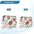 thumbnail image 4 of FORMRS 13"-13.3" Laptop Sleeve Protective Case Soft Carrying Quilted Computer Bag Cover, Christmas Floral, 4 of 7
