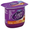 Dannon Light & Fit Fat-Free Peach Yogurt, 6 Oz.