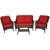 Resin Outdoor Wicker 4 Pc