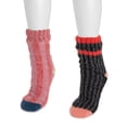 thumbnail image 2 of Women's Color Blocked Sweater Cabin Socks 2 Pair Pack, 2 of 2