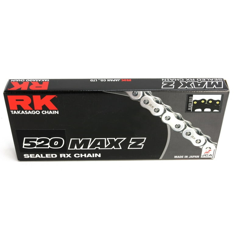 rakkyo RK Chain 520 ZXW Steel Grey with XW seals