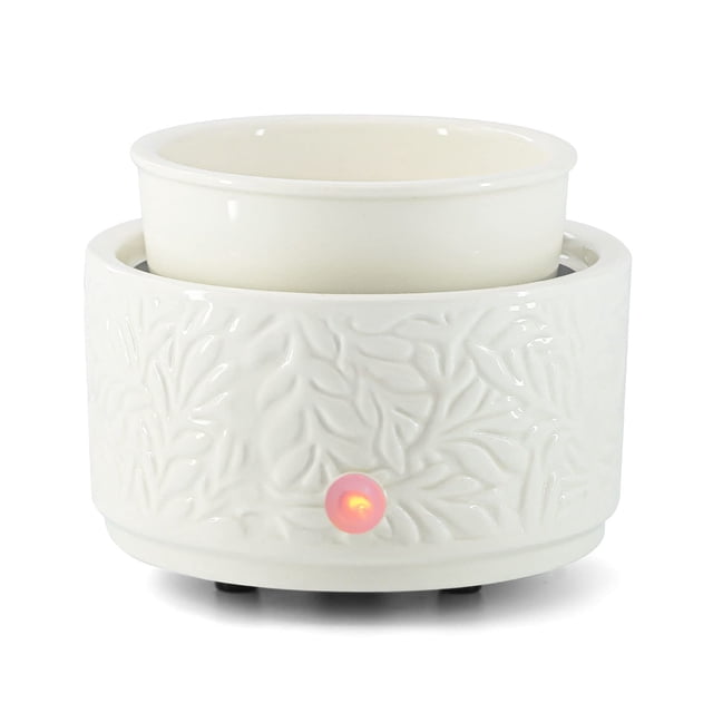 ElusiaKa Calentador de cera para derretir cera eléctrica 3 en 1 de cerámica para derretir cera perfumada, quemador de aceite para el hogar, oficina, dormitorio, regalo de aromaterapia