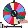 thumbnail image 1 of VEVOR Roue de Prix Tournante 18 Pouces, 14 Compartiments, Roulette Robuste avec Effaceur à Sec et 2 Marqueurs, Gagne des Jeux de Fortune dans les Fêtes, Pubs, Salon Professionnel, Carnaval, 1 of 9