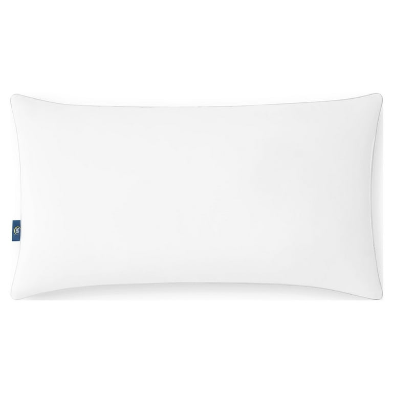 Half Moon Lumbar Pillow Cases set of 2 White