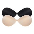 thumbnail image 1 of 2pcs Women Invisible Bras Self Adhesive Strapless Bras Wedding Dress Backless Bras Sticky Push Up Bras, 1 of 2