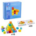 thumbnail image 4 of RXIRUCGD Toys Wooden Brain Teaser Puzzles For Kids Cubes Creative Stacking Block Sets 7 Colors Spatial Imaginations Educational Toys, 4 of 6
