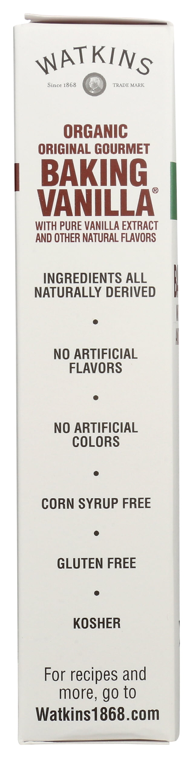 Pack of 12, Watkins Original Organic Baking Vanilla Extract, 2 fl oz