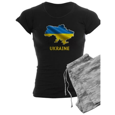 

CafePress - Cool Ukraine Flag Ukrainian Pride Native H Pajamas - Women s Dark Pajamas