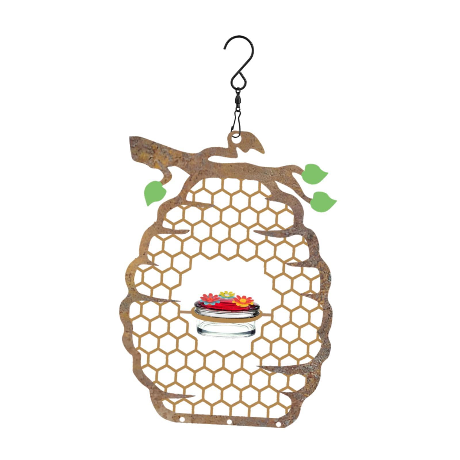 YWMJZEU Hummingbird Feeder for Outdoor Food Dispenser Garden Decoration Windchime Sturdy without Bell