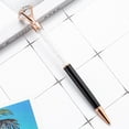 thumbnail image 2 of CSChome Ballpoint Pen Glitter Half Transparent Ballpoint Pen with Replaceable Refill Portable Writing Tool for Students, 2 of 7