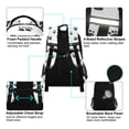 thumbnail image 4 of FORMRS Kids School Backpack Elementary Student Unisex Travel Bookbag with Reflective Stripes, Black Cartoon Cat Paw, 4 of 7