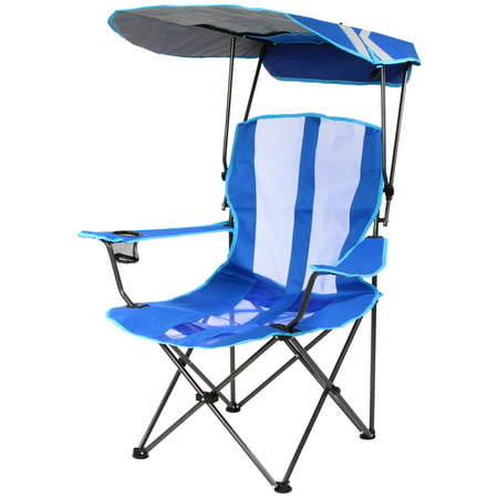 Folding Portable Camping Chair Sun Shade Canopy Patio Outdoor