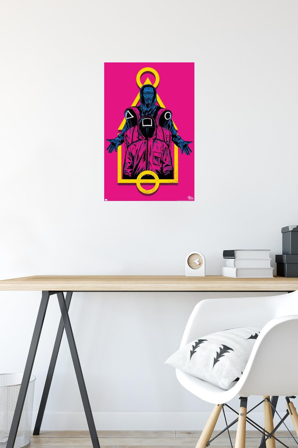 Netflix Squid Game - Masked Men Wall Poster, 14.725" x 22.375"