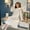 white, variant on GZhLonKiMa Winter Women Flannel Nightdress Thicken Warm Sleepwear Ladies Coral Fleece Nightgowns Female Sleepshirts Casual Home Clothes