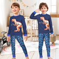 thumbnail image 2 of Boys Pajamas 2 Pieces Pajama Set for Boy Dinosuar Long Set Sleepwear Soft & Cute for Kids 3-8 Years, 2 of 6