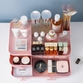 thumbnail image 1 of Caja de almacenamiento de cosméticos, caja for el hogar, escritorio, a prueba de polvo, gran capacidad, tocador, estante de almacenamiento for productos de cuidado de la piel, 1 of 4