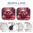 thumbnail image 6 of Windshield Sun Shade, Surreal Pink Headphones Foldable Car Sun Shade Windshield for Front, 2 Pieces, 6 of 7