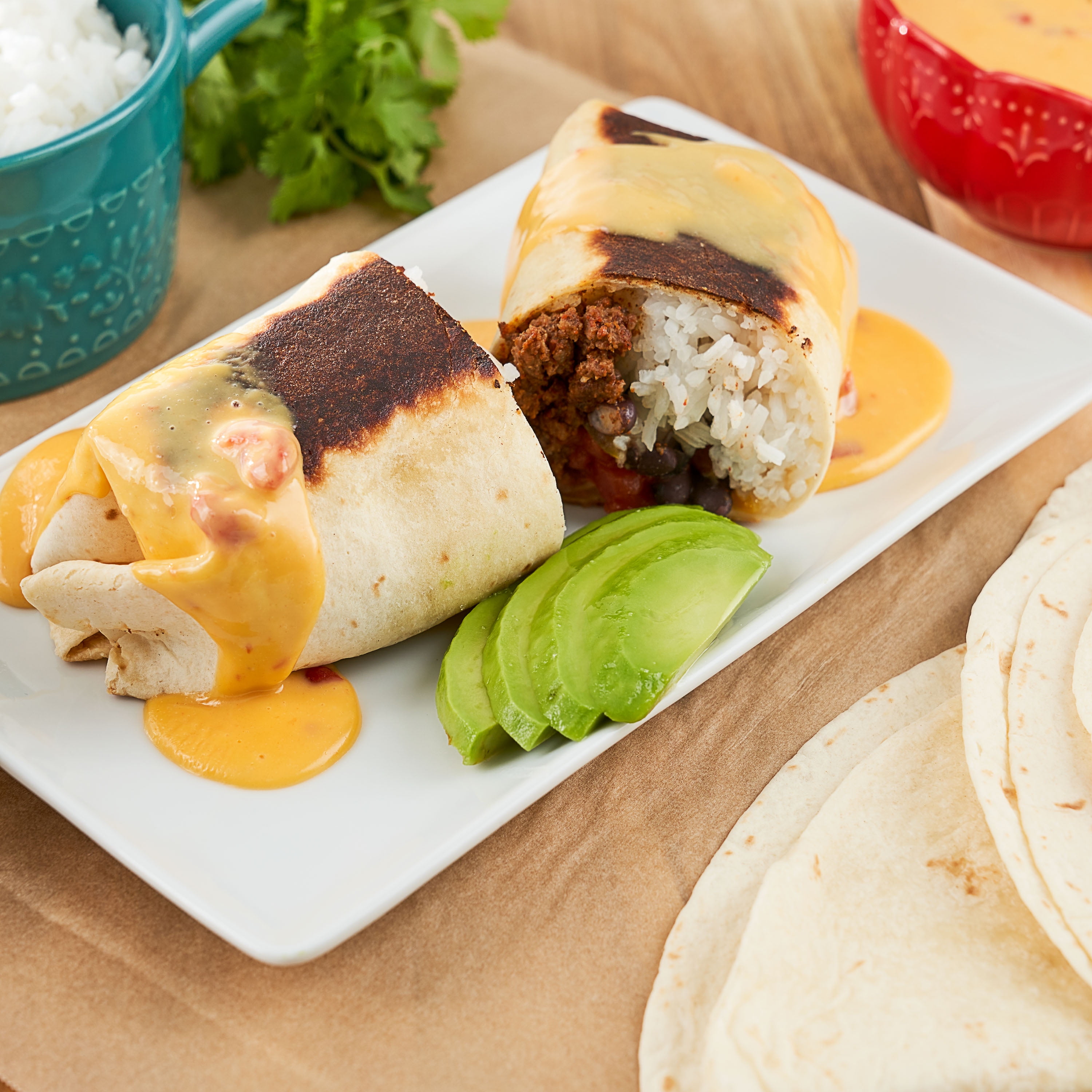 Great Value Large Burrito Flour Tortillas, 8 Count