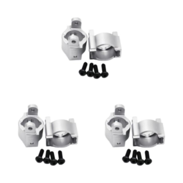 Baohd Voiture RC avec des Supports de Roulette Supérieure pour ECX 1/12 RC RGT 136100 100 Flambant Neuf Argent 3Set