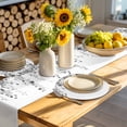 thumbnail image 4 of Grey Eucalyptus Leaves Round 13 Inch Placemats Set of 4, Weeping Spring Botanical Summer HeatResistant Non Slip Place Mats for Dining Table, Wipeable Braided Kitchen Table Mats for Housewarming, 4 of 9