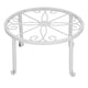 thumbnail image 5 of Soporte para plantas de pie, estante para macetas de una sola capa para balcón, sala de estar (blanco), 5 of 14