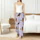 thumbnail image 4 of Fotbe German Shepherd Dog Pantalones de Pijama para Mujer, Pantalones de Dormir, Pantalones Pj con Cordón y Bolsillos-XX-Large, 4 of 6