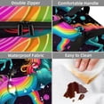 thumbnail image 4 of Unicorn Double Layered Insulated Refrigerated Lunch Bag with Two Compartments - Large Capacity Hand-Carry Meal Bag, 7.1x11.4x16.1 inches, 4 of 6