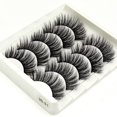 thumbnail image 1 of Pestañas postizas de pelo sintético 3D, pestañas largas gruesas naturales, maquillaje fino, herramientas de extensión de belleza, moda 3D, 5 pares, 2021 hola suerte  unisex, 1 of 2
