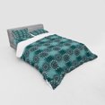thumbnail image 3 of Ambesonne Mandala Bedding Set 3 Pcs, Hippie Oriental Spring, Twin, Taupe Black Turquoise, 3 of 3