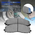 thumbnail image 3 of 4 PCS Premium Ceramic Disc Front Brake Pads Set, 3 of 8