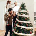 thumbnail image 4 of Cinta de piel sintética de Navidad, cinta de piel sintética, rollo de tela de piel sintética, guirnalda navideña de invierno, adorno para corona de árbol de Navidad, lazos, ropa, suministros para fies, 4 of 4
