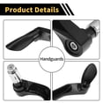 thumbnail image 3 of Protectores de Manos Universales de Aluminio CNC - Protectores de Manillar para Motocicleta Dirt Bike Motocross ATV Scooter Negro, 3 of 7