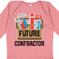 thumbnail image 4 of Inktastic Construction Future Contractor Boys or Girls Long Sleeve Baby Bodysuit, 4 of 5