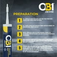thumbnail image 6 of OB1 Beige - Multi-Surface Construction Sealant & Adhesive Waterproof Silicone (Box of 12), 6 of 8