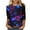 02 Multicolor, variant on Valentine T Shirts, Women Heart Tees, Womens 3/4 Sleeve Tops Casual Fashion Women's Casual Crewneck 3/4 Sleeved Tees Ladies Loose T Shirt Tops Blouses Shirts