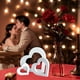 thumbnail image 5 of Decoraciones para San Valentín, adornos para San Valentín, regalos para San Valentín. 3 elegantes decoraciones blancas en forma de corazón para bodas clásicas y el día de San Valentín. Decoración de m, 5 of 6
