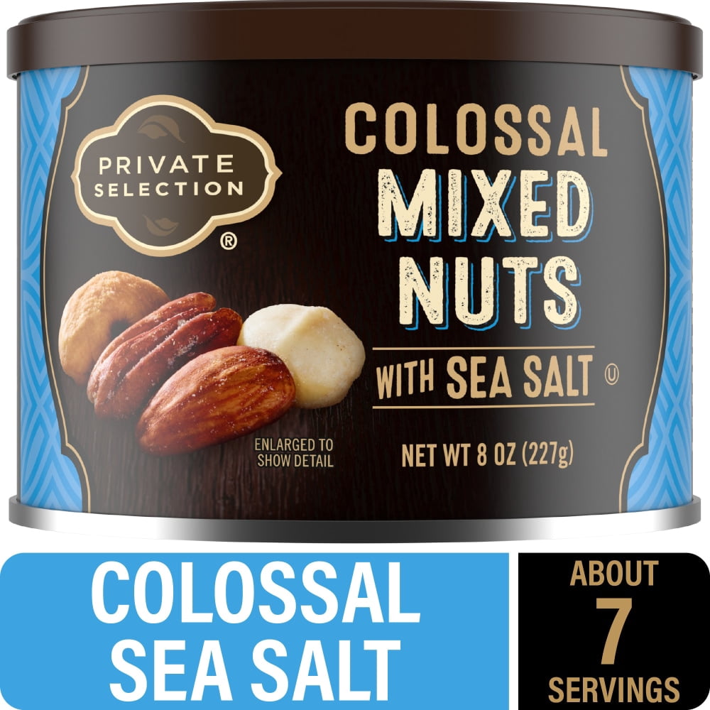 Private Selection Colossal Sea Salted Mixed Nuts 8 oz - 5 Pack