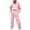 Pink, variant on biudgviw Womens Sweatsuit Outfits Casual Long Sleeve Half Zipped Oversized Sweatshirt Fleece Warm Jogger Pants Sets