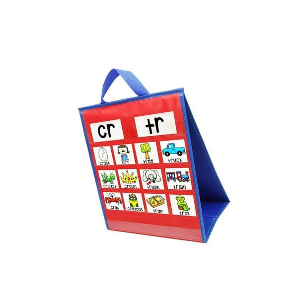 Portable Tabletop Pocket Chart Cards Holder Teaching Pocket chart cards