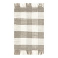 thumbnail image 3 of Unique Loom Eco Plaid Indoor Outdoor Washable Collection Area Rug - Balmoral (2' 2" x 3' 1" Rectangle Gray/Ivory), 3 of 12