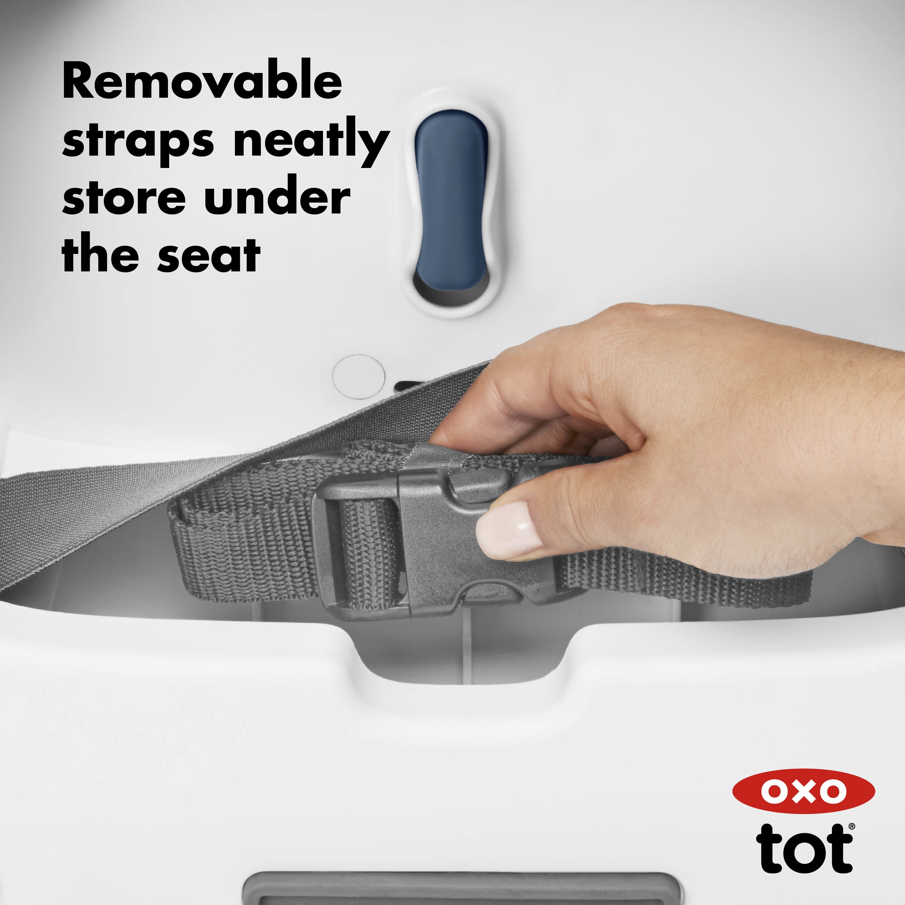 OXO Tot Toddler Nest Booster Seat With Removable Cushion - Navy