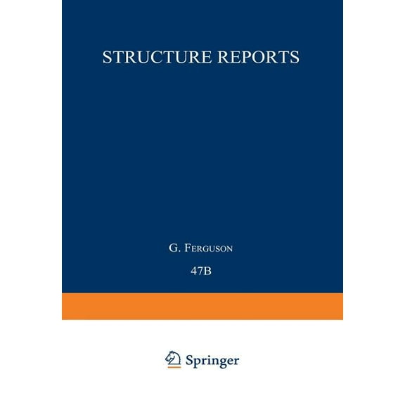 Structure Reports B Organic Indexes: Subject/Formula Indexes (1913-1980), Author Index (1971-1980), Book 47, (Paperback)