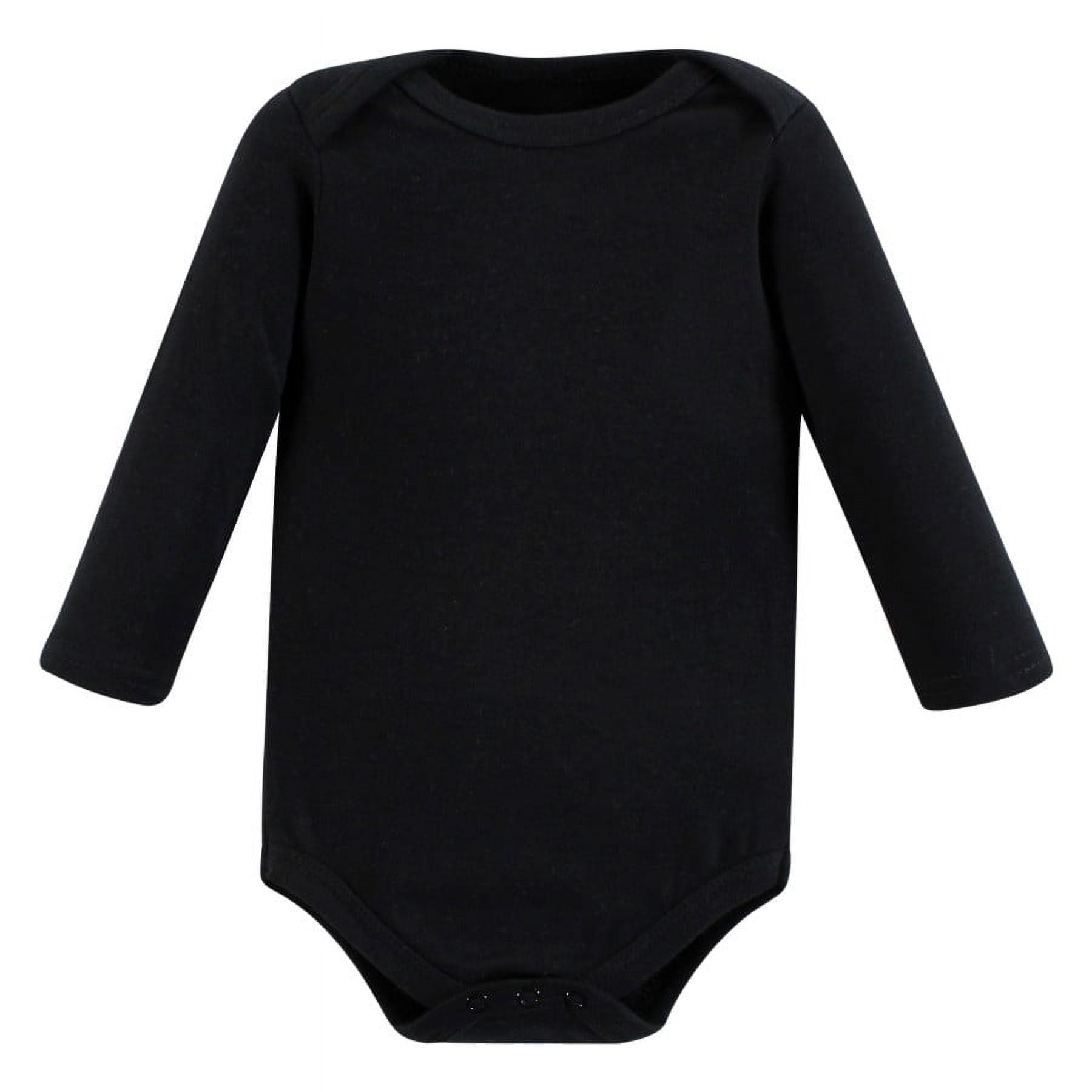 Hudson Baby Cotton Long-Sleeve Bodysuits, 7-Pack, Newborn-24 Months