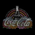 thumbnail image 2 of Junior's Coca Cola Unity Distressed Rainbow Logo  Graphic Tee Black Small, 2 of 3