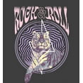 thumbnail image 2 of Rock & Roll Tiger Adult Charcoal Crew Neck Short Sleeve Tee-3XL, 2 of 4