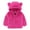 Deep Pink, variant on Toddler Girls Boys Hooded Fleece Jacket Baby Bear Ears Zip Up Solid Color Outwear Coat with Pockets Kids Fall Winter Clothes Lilac for 1-7Y