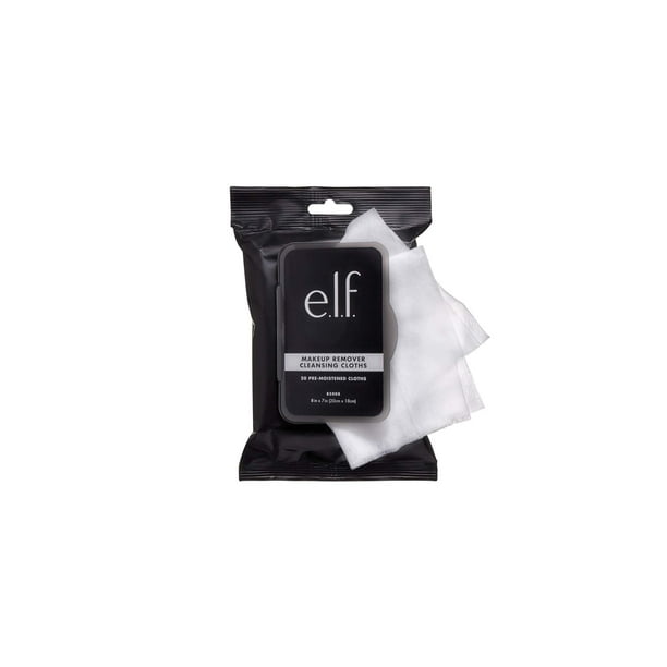 (1 pack) e.l.f. Makeup Remover Cleansing Cloths, 20 Count Per Pack