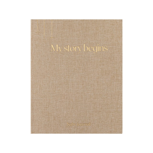New Edition Baby Growth Record Book B5 Cloth Hardcover Thick Pages Perfect For Baby's Journal