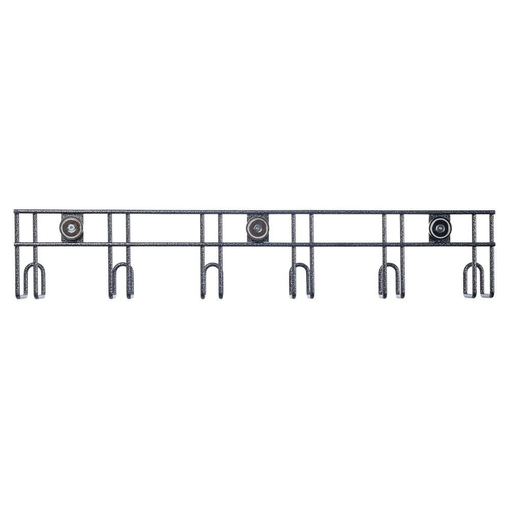 Easy-Up Pro Magnetic 6 Hook Tack Rack | Stable and Trailer | Tack Organization